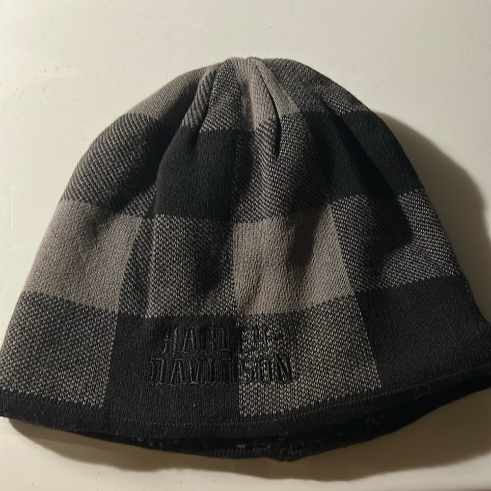 Harley Davidson knit fleece lined cap